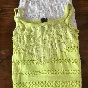 Free people tank/beach cover-up